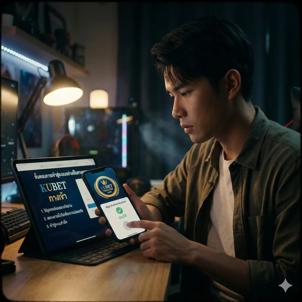 เจาะลึกทางเข้า KUBET Thailand 2026: ขั้นตอนการเข้าสู่ระบบอย่างเป็นทางการและการใช้ App Authentication