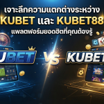 เจาะลึกความแตกต่างระหว่าง KUBET และ KUBET88 แพลตฟอร์มยอดฮิตที่คุณต้องรู้